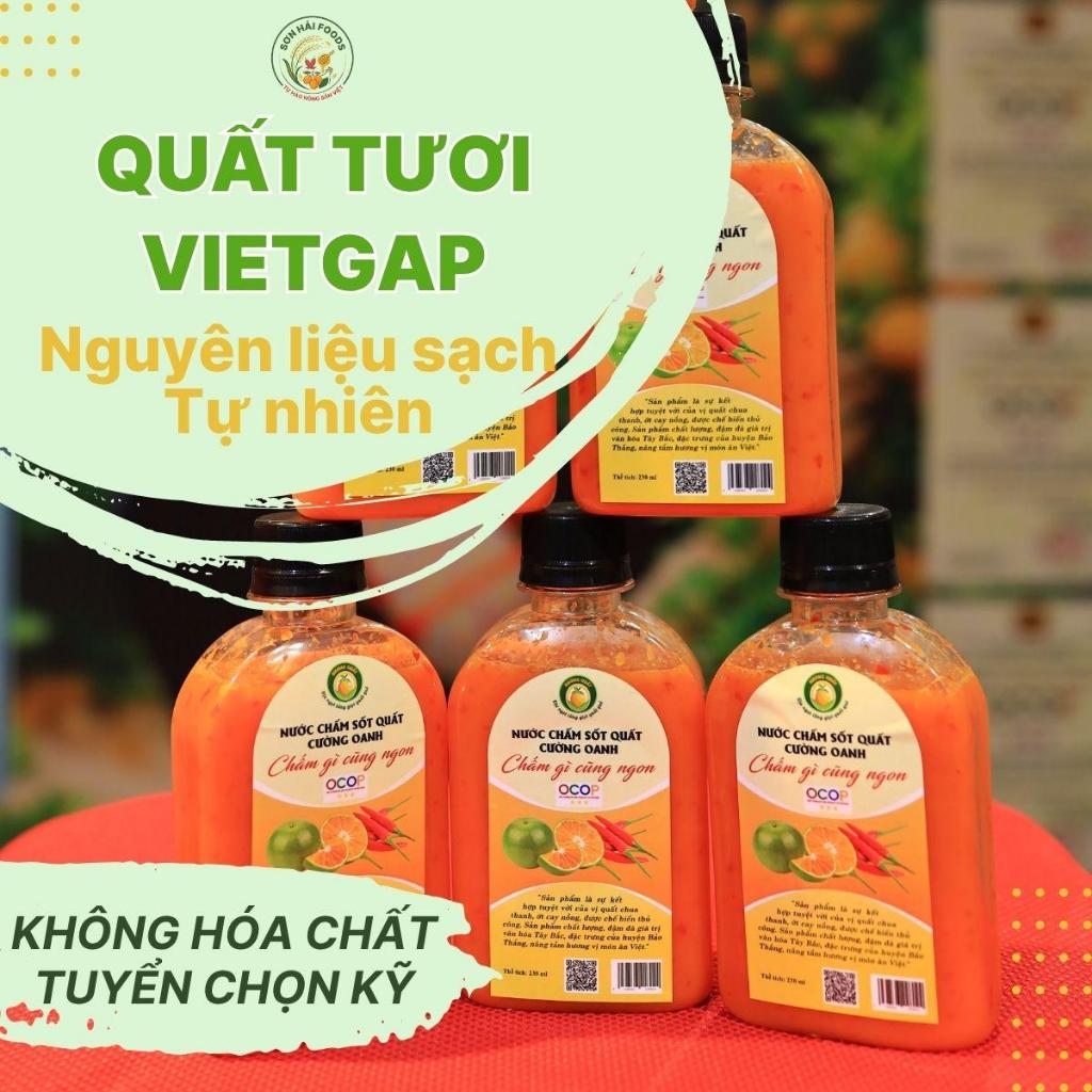 Sốt Chấm Quất VietGAP OCOP 3 Sao Tự Nhiên Chua Cay Mặn Ngọt, Không Phụ Gia, Không Chất Bảo Quản - Sơn Hải Foods