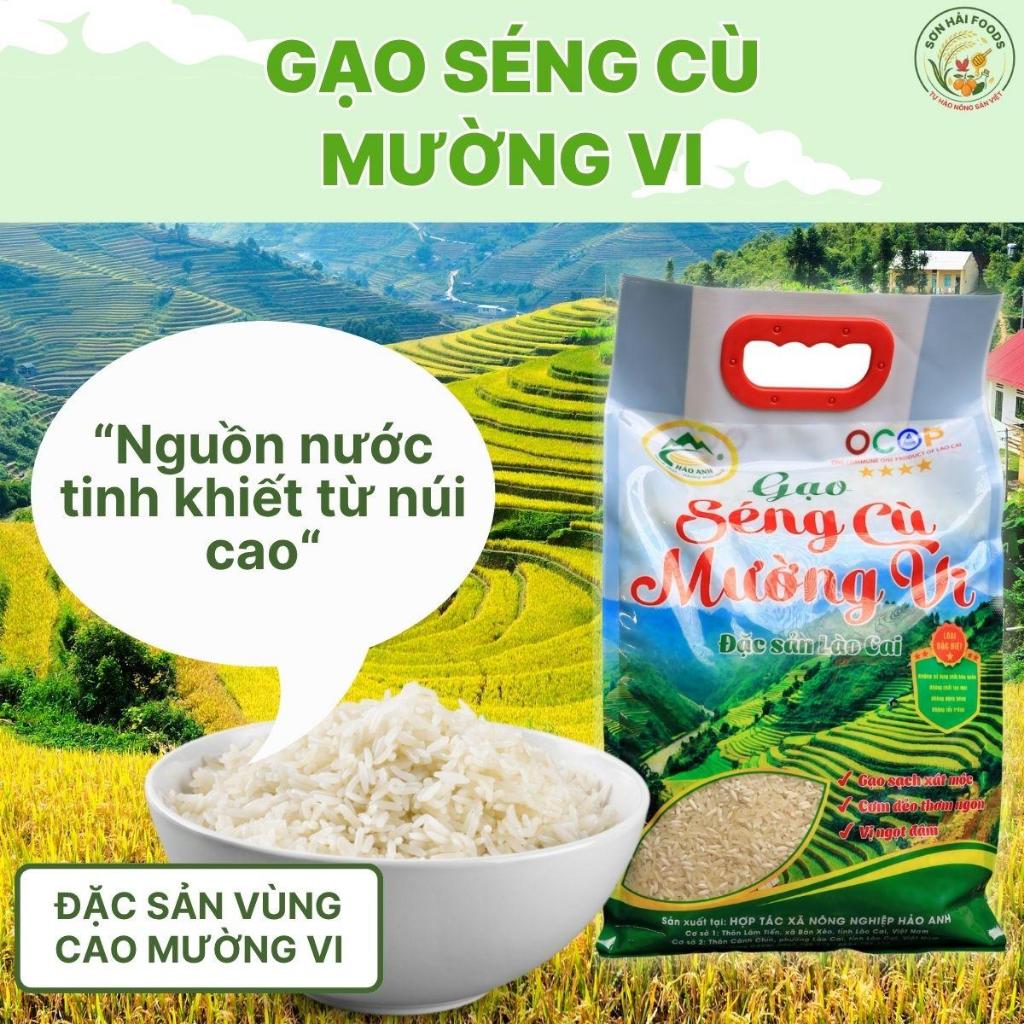 Gạo Séng Cù Mường Vi OCOP 4 Sao- Gạo Đặc Sản Tây Bắc Thơm Dẻo Ngon