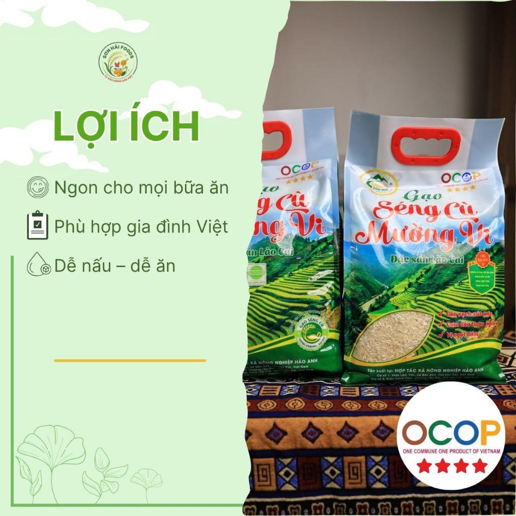 Gạo Séng Cù Mường Vi OCOP 4 Sao- Gạo Đặc Sản Tây Bắc Thơm Dẻo Ngon