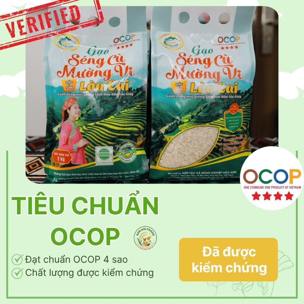 Gạo Séng Cù Mường Vi OCOP 4 Sao- Gạo Đặc Sản Tây Bắc Thơm Dẻo Ngon