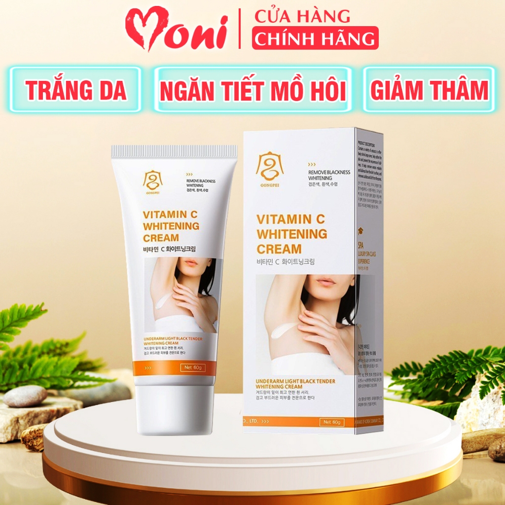 Kem Trắng Nách Gongpei Hàn Quốc chính hãng, Kem Giảm Thâm Nách, Thâm Mông, Khử Mùi Hôi Nách Hiệu Quả An Toàn