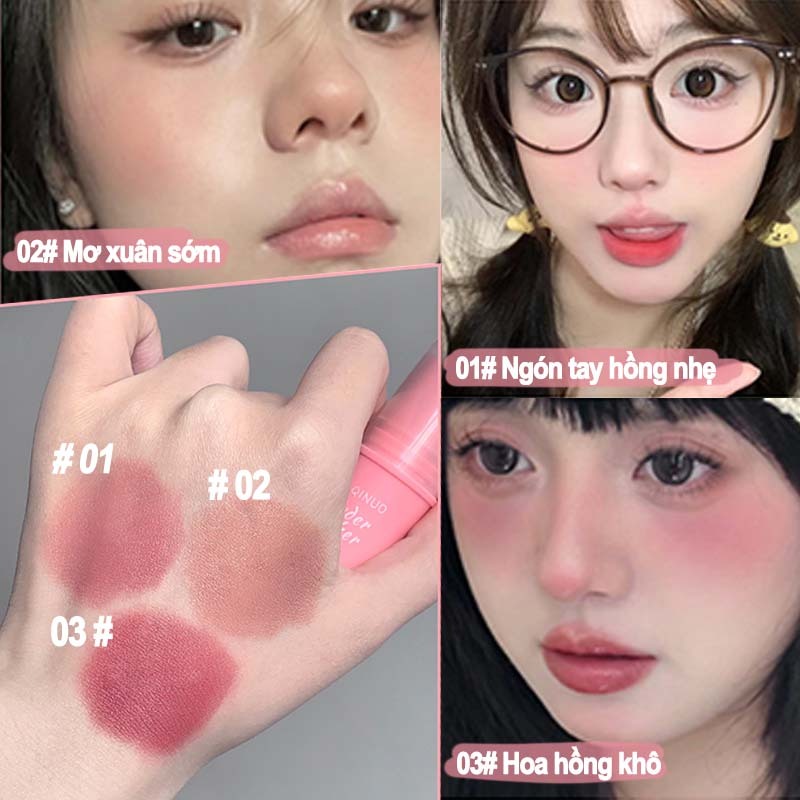 Má hồng dạng thỏi, Kem má hồng, Chống nước&mồ hôi, Dạng Thỏi, Đa Năng, Lâu Trôi, Tự Nhiên, Chính thức