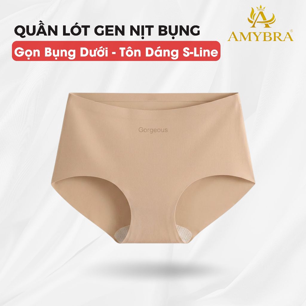 Quần Lót Nữ Đúc Su Mềm Mịn Thoáng Khí, Quần Chip Nữ Đáy Ép Kháng Khuẩn AMYBRA L057