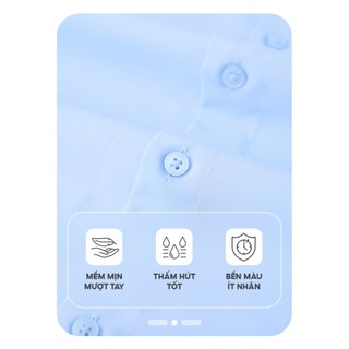 Áo sơ mi nam YODY vạt ngang phom regular, có túi phom trẻ trung công sở MOSS26A011