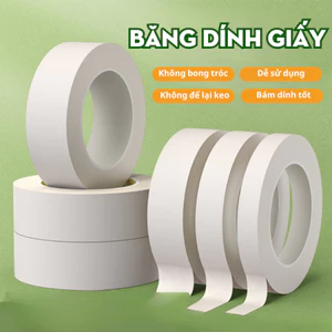 Băng Dính Giấy Dán Tường Không Bong Tróc Sơn – Dễ Tháo, Không Để Lại Keo, Trang Trí Tiện Lợi