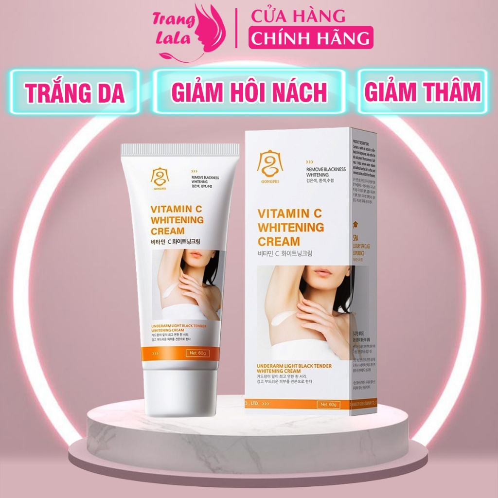 Kem Trắng Nách Gongpei Nội Địa Hàn Quốc, Kem Giảm Thâm Nách Thâm Mông, Khử Mùi Hôi Nách Hiệu Quả An Toàn