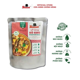Combo 3 Gói Xốt Gia Vị Cô Đặc Shammi 200g-Đậm Vị,Thành Phần Tự Nhiên,Không Chất Phụ Gia