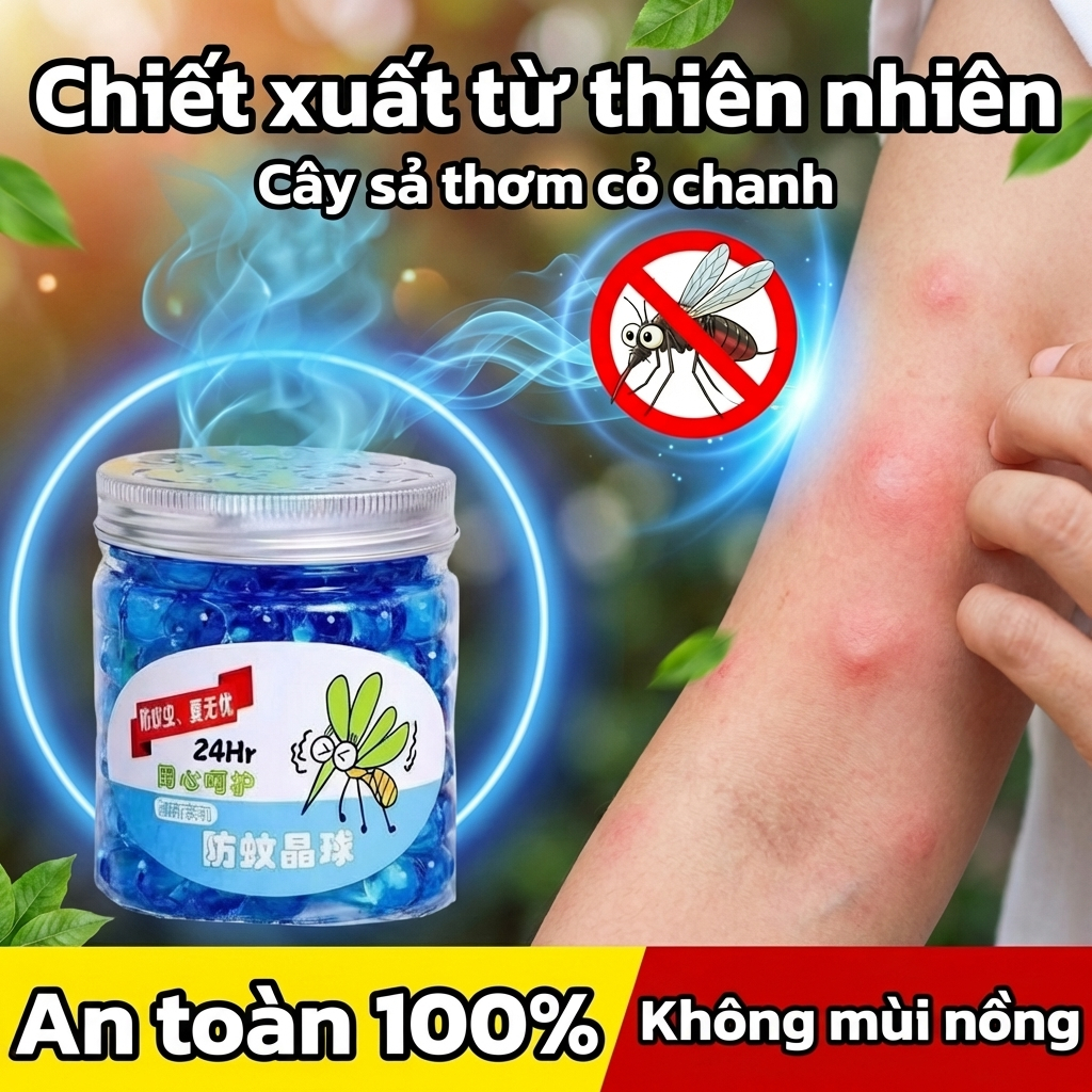🦟 Gel chống muỗi trong nhà 🦟 Mua 1 tặng 1, hiệu quả cao, chiết xuất thực vật, an toàn cho mẹ bầu và trẻ sơ sinh