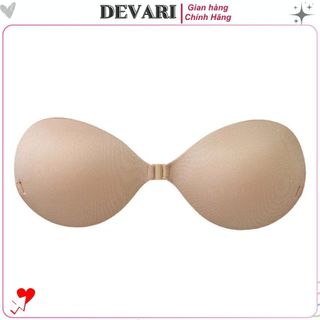Miếng dán ngực đệm bàn tay dày nâng ngực tạo khe sexy, Áo ngực dán cúp ngang cài trước DEVARI D0127