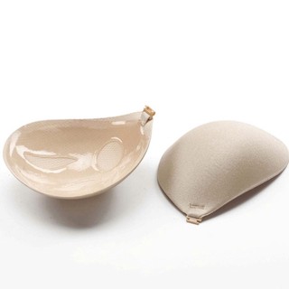 Miếng dán ngực đệm bàn tay dày nâng ngực tạo khe sexy, Áo ngực dán cúp ngang cài trước DEVARI D0127