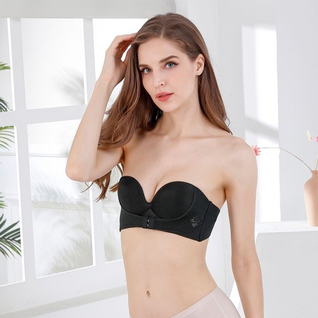 Áo Ngực Không Dây Không Gọng – Áo Lót Nữ Chống Tuột Đệm Mỏng, Mặc Váy Hở Vai DORIS A336
