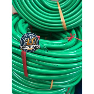 Cuộn 50 mét ống dây dẫn nước phi 21, phi 27 nhựa dẻo, mềm màu xanh lá