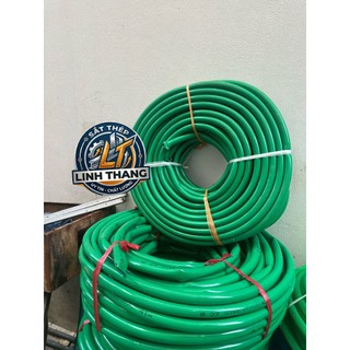 Cuộn 50 mét ống dây dẫn nước phi 21, phi 27 nhựa dẻo, mềm màu xanh lá