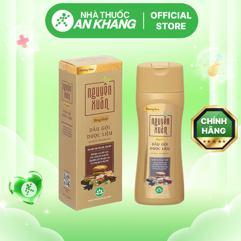 Dầu gội dược liệu Nguyên Xuân tóc bồng bềnh và chắc khỏe chai 260g