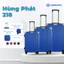 Vali Thời Trang Nhựa ABS UZO 218 Hùng Phát Chống Xước, Chống Va Đập bảo hành 2 năm