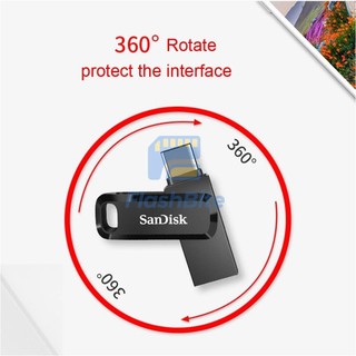 USB 3.2 OTG Sandisk Ultra Dual Drive Go Type-C SDDDC3-G46 64GB/128GB/256GB/512GB 400MB/s BH 5 năm