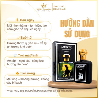 Nước hoa Laconic 30ml - Hương thơm trẻ trung, thanh lịch