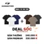 Combo 2 Áo Thun Trơn GODMOTHER Premium Áo Thun Trơn Chất Liệu Cotton Bền Đẹp Thoáng Mát Summer Vibes