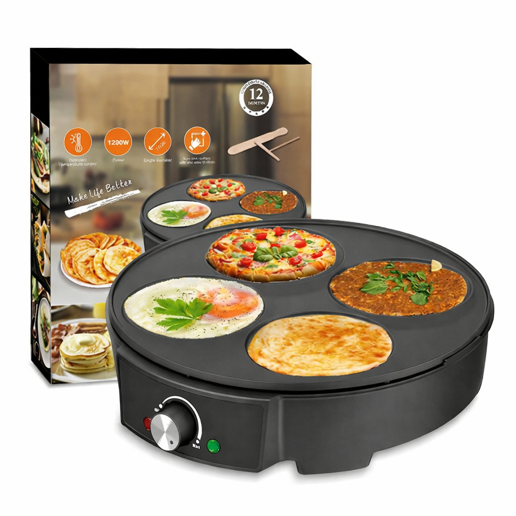 Máy làm đồ ăn sáng 1200W làm bánh tráng, nướng thịt ốp trứng đa năng