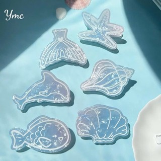 Kẹp Tóc Trong Suốt Hình Vỏ Sò Cá Heo Sao Biển – Kẹp Tóc Xinh Xắn Phong Cách Biển Dễ Thương Cho Nữ