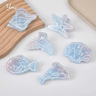 Kẹp Tóc Trong Suốt Hình Vỏ Sò Cá Heo Sao Biển – Kẹp Tóc Xinh Xắn Phong Cách Biển Dễ Thương Cho Nữ