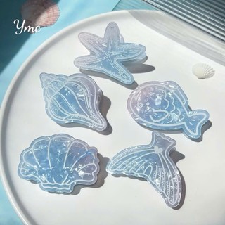 Kẹp Tóc Trong Suốt Hình Vỏ Sò Cá Heo Sao Biển – Kẹp Tóc Xinh Xắn Phong Cách Biển Dễ Thương Cho Nữ