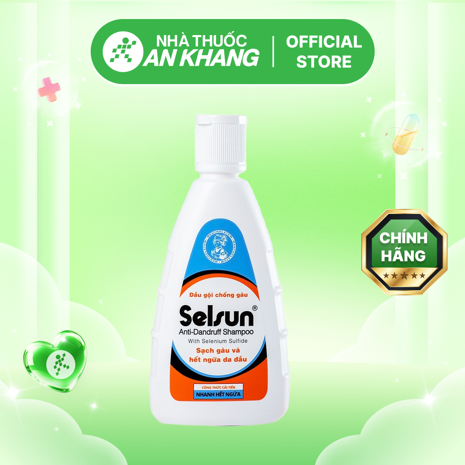 Dầu gội sạch gàu, giảm ngứa Selsun Rohto 100ml