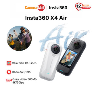 Insta360 X4 Air – Camera 360° Thế Hệ Mới Quay Hành Trình – BH Chính Hãng 12 Tháng