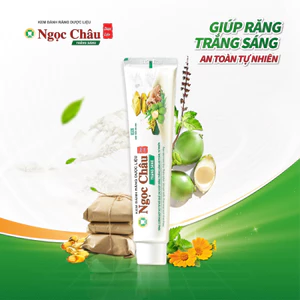 KEM ĐÁNH RĂNG DƯỢC LIỆU Ngọc Châu TRẮNG SÁNG 100G