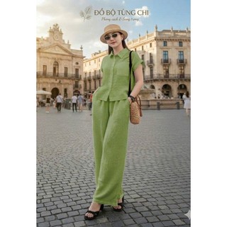 Set Bộ Đũi 7 Màu Hot Trend- Tay Ngắn Quần Ống Suông, Che Dáng, Thấm Hút Mồ Hôi
