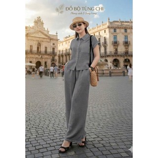 Set Bộ Đũi 7 Màu Hot Trend- Tay Ngắn Quần Ống Suông, Che Dáng, Thấm Hút Mồ Hôi