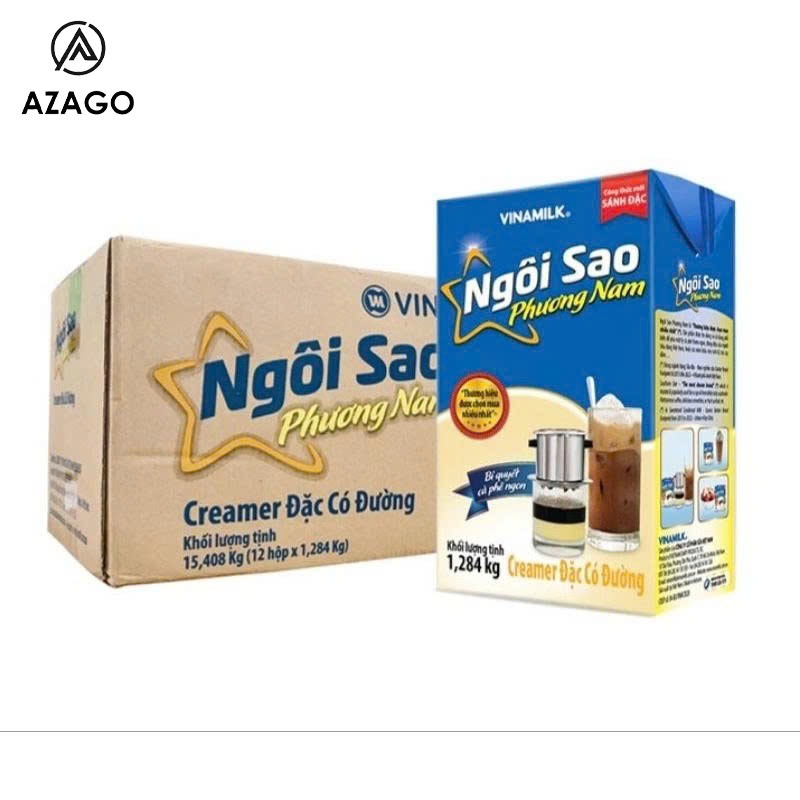 Thùng 12 Hộp Sữa đặc Ngôi Sao Phương Nam Xanh Dương 1284g - AZAGO STORE ...