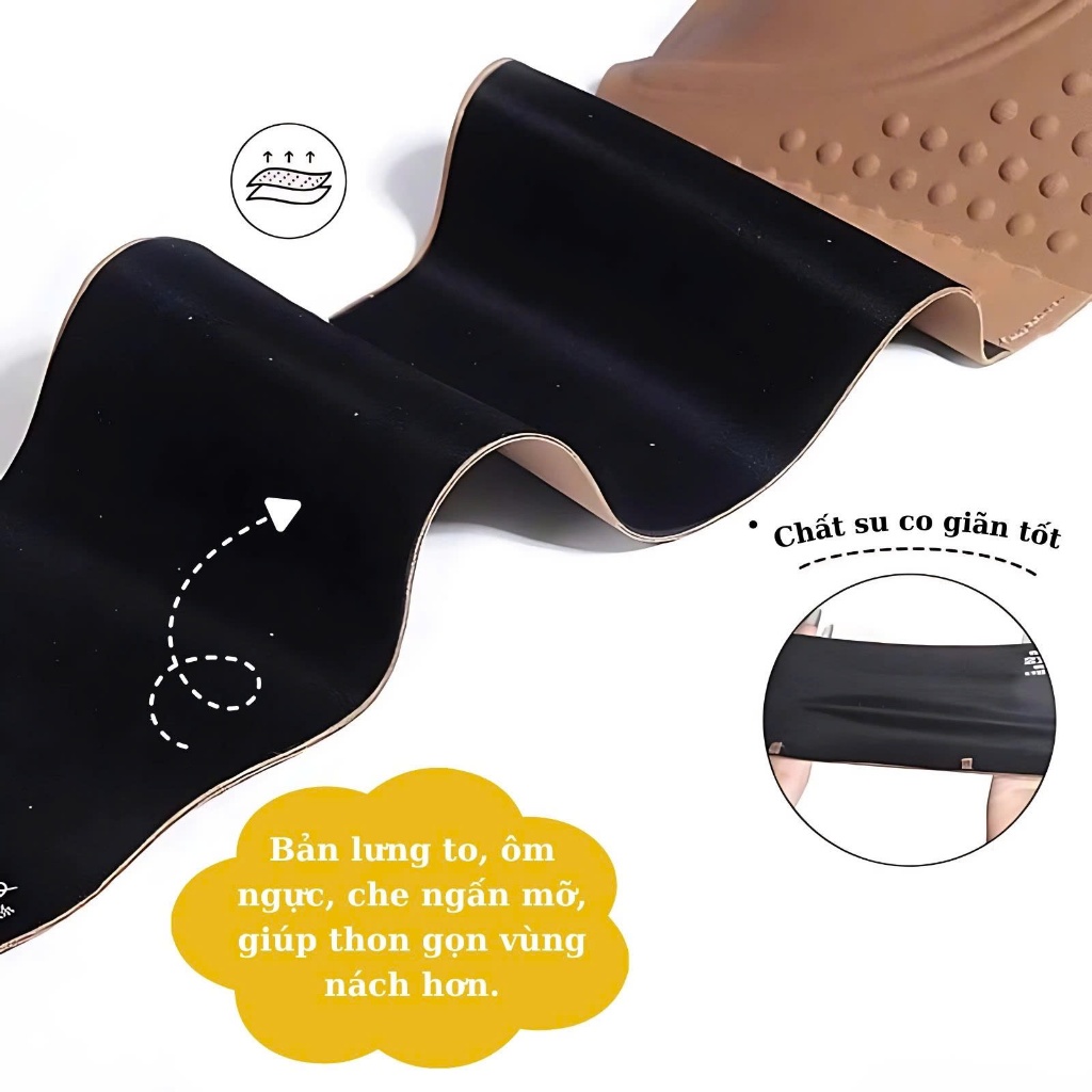 Áo ngực nữ su đúc đệm mút dày đẩy ngực tạo khe gợi cảm nút cài trước tiện lợi chống tụt LANIXA A806