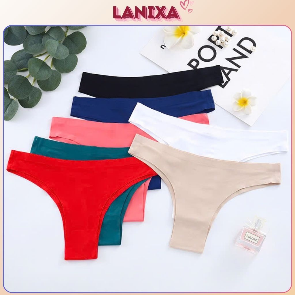 Quần lót nữ chữ Y đúc su không đường may chất su mặc siêu mát tôn dáng và gợi cảm LANIXA L957