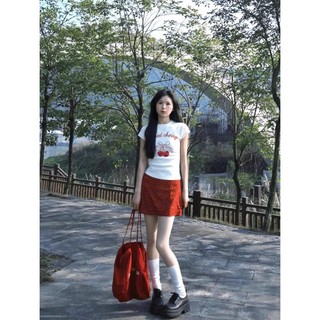 Áo Baby Tee In Hình  Hai Qủa Cherry Xinh Xắn, Chất Liệu Cotton Mềm Mại Thấm Hút Mồ Hôi