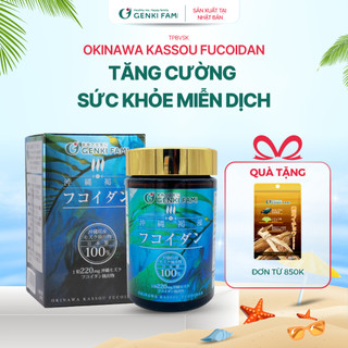 TPBVSK Fucoidan Okinawa Genki Fami Nhật Bản, Hỗ Trợ Phòng Ngừa Ung Bướu, Tăng Cường Đề Kháng, Miễn Dịch Hộp 150 Viên