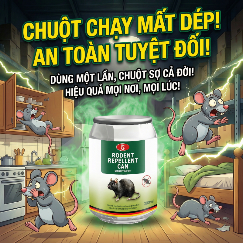 🐀 Thiết kế sáng tạo, xua chuột lên đến 99%! 🐭 Gel xua chuột, thuốc xua chuột, an toàn cho mẹ bầu và trẻ sơ sinh