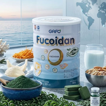 (Hàng cao cấp 800g) sữa hạt GAFO fucoidan Tảo Xoắn Spirulina dinh dưỡng khoáng chất/ sữa hạt dinh dưỡng tảo xoắn