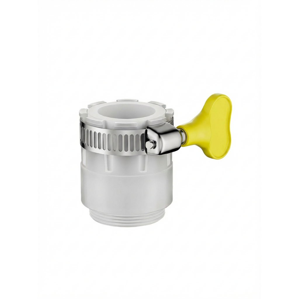 SUNINLIFE-Đầu nối vòi lọc nước đa năng bằng silicon màu trắng-22MM