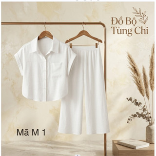 Set Bộ Đũi 7 Màu Hot Trend- Tay Ngắn Quần Ống Suông, Che Dáng, Thấm Hút Mồ Hôi