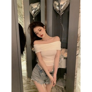 ÁO T-SHIRT TRỄ VAI NỮ ÔM BODY SEXY, ÁO THUN TRỄ VAI TÔN DÁNG
