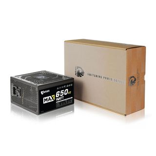 Nguồn Máy Tính Jetek MW650 V2 (MaxWatt) - Công Suất Thực 650W, Hệ Thống Cáp Dẹt Black Flat, Bảo Hành 3 Năm