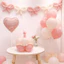 Set Bóng Bay Trang Trí Sinh Nhật, Thôi Nôi Tone Xanh, Hồng–Combo Bóng Bóng Decor Tự Làm Tại Nhà SHD
