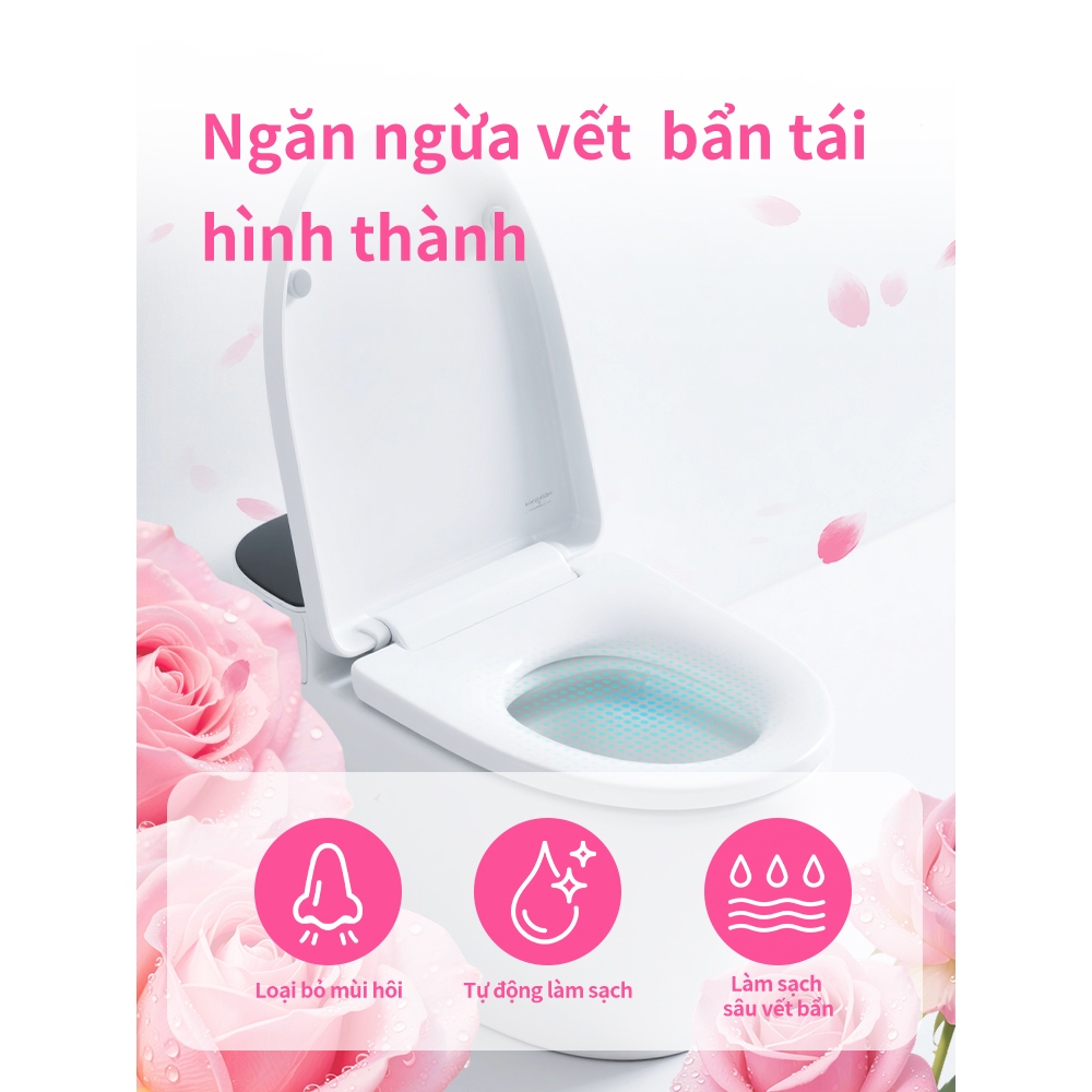 Combo Viên thả bồn cầu Rabito  Khử mùi và ức chế vi khuẩn, 2IN1 loại bỏ vết bẩn và khử mùi hôi hương 6 viên nang mỗi hộp