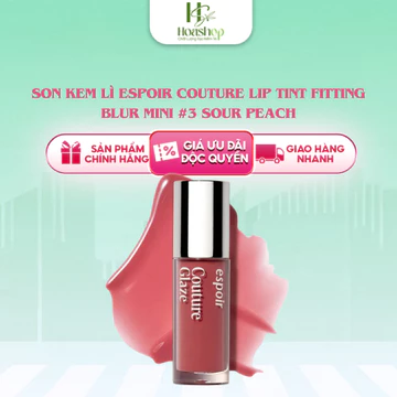Son Kem Lì Espoir Couture Lip Tint Fitting Blur Mini Size #3 SOUR PEACH