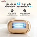 Máy Triệt Lông Mini MAXCARE, NĂNG LƯỢNG 24J Rút Ngắn Thời Gian Loại Bỏ Lông Vĩnh Viễn Tại Nhà, Triệt Lạnh IPL TRẺ HÓA DA — ảnh 4