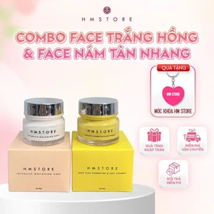 COMBO FACE TRẮNG HỒNG VÀ FACE NÁM HM STORE - DƯỠNG TRẮNG, MỜ NÁM TÀN NHANG