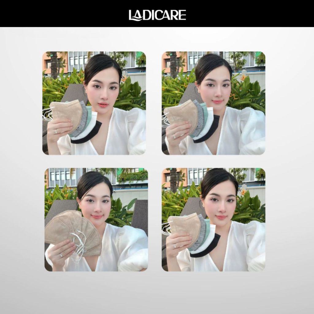 [Thùng 200 cái] Khẩu trang 6D An Tâm 4 lớp kháng khuẩn ngăn khói bụi, ôm sát khuôn mặt, chống nắng toàn diện