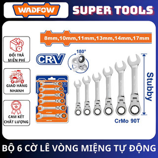 ĐỒ NGHỀ WADFOW  Bộ 6 Cờ lê vòng miệng tự động WSP6406