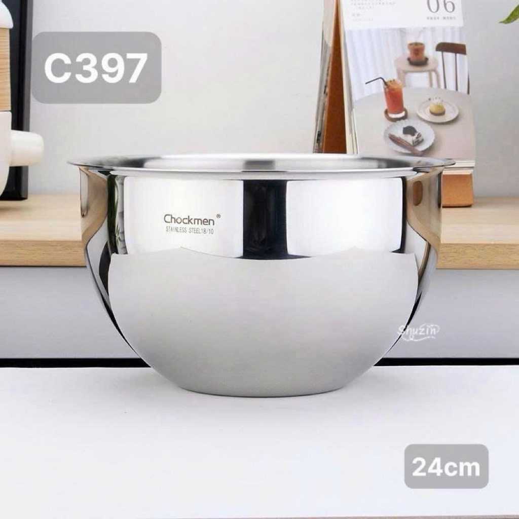 Tô trộn đa năng inox 18/10 Chockmen - C396 / C397